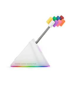 Геймърски аксесоар за кабела на мишката FragON Citadel RGB - White
