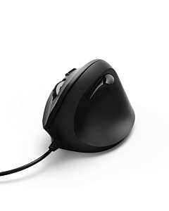 Жична ергономична мишка HAMA EMC-500, USB, 1000/1400/1800 dpi, Черен