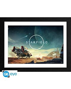 GBEYE STARFIELD - Framed print "Landing" (30x40)