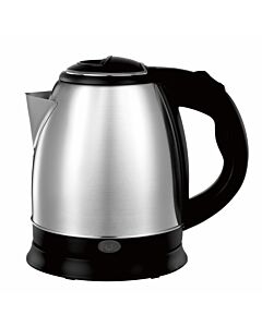 Електрическа кана Rosberg R51230J, 1500W, 1L, Защита, Инокс/черен