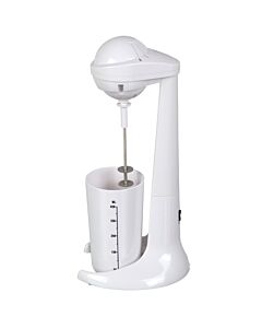 Миксер за фрапе Rosberg R51163C, 100W, 2 скорости, Метална бъркалка, Бял