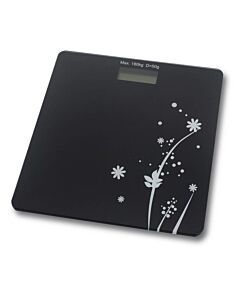 Кантар Rosberg R51650E, 180 кг, Дигитален, LCD дисплей, Черен