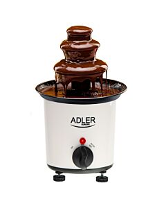 Шоколадов фонтан Adler AD 4487, 30W, 200ml, 80C, Светлинен Индикатор, Бял