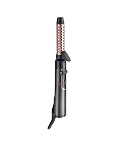 Четка за сушене и стилизиране Remington Curl and Straight Confidence AS8606, 800W, Керамично покритие, Йонизация, Cool Shot, Черен/Розов