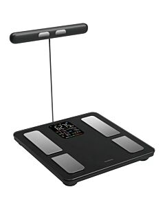 Кантар - анализатор Klausberg KB 7856, До 180 кг, Bluetooth, Android/iOS, LCD дисплей, 14 телесни стойности, Черен
