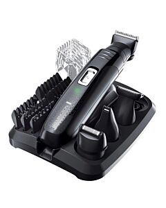 Комплект Remington Groom Kit PG6130, 2-20 мм, 4 накрайника, Самонаточващи се ножчета, Черен