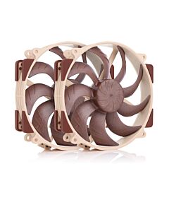 Noctua комплект вентилатори FAN SET 2 x Fan 140mm - NF-A14x25r G2 PWM Sx2-PP