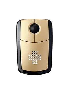 Pat Says Now Glamrock Gold Swarovski - дизайнерска оптична мишка с кристали на Swarovski (за Mac и PC)
