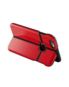 QDOS Portland Case - хибриден кейс с поставка за iPhone 6S, iPhone 6 (червен)