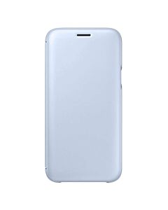 Samsung Flip Wallet Cover EF-WJ530CL - оригинален кожен кейс за Samsung Galaxy J5 (2017) (светлосин)