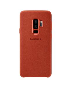 Samsung Alcantara Cover EF-XG965AREGWW - оригинален кейс от алкантара за Samsung Galaxy S9 Plus (червен)