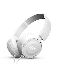 JBL T450 On-ear Headphones - слушалки с микрофон за мобилни устройства (бял)