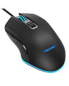 TeckNet GM269-V2 Wired Programmable Gaming Mouse - програмируема гейминг мишка (черна)