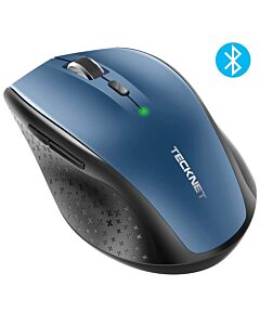 TeckNet BM308 Bluetooth Mouse - ергономична безжична мишка с блутут (за PC) (синя)