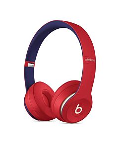 Beats Solo 3 Wireless On-Ear Headphones Beats Club Collection - професионални безжични слушалки с микрофон и управление на звука (червен)