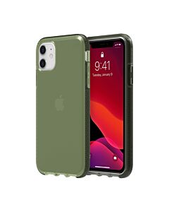 Griffin Survivor Clear Case - хибриден удароустойчив кейс за iPhone 11 (зелен)