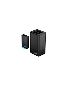GoPro Dual Battery Charger + Battery - оригинална резервна батерия и док станция за зареждане на две батерии за GoPro MAX