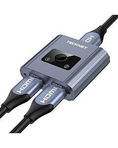 TeckNet CHD01003GA01 HDMI Switch Splitter - двупосочен HDMI превключвател за компютри и монитори