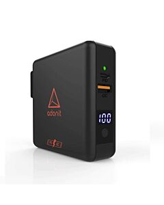 Adonit Wireless TravelCube Pro Charger - захранване за ел. мрежа с USB-C и USB изходи, външна батерия и пад за безжично зареждане (черен)