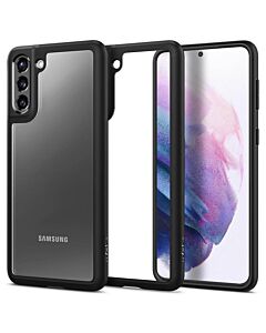 Spigen Ultra Hybrid Case - хибриден кейс с висока степен на защита за Samsung Galaxy S21 (черен)