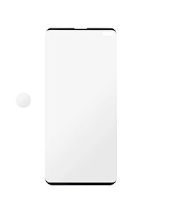 Prio 3D Glass Full Screen With Sensor Curved Tempered Glass - калено стъклено защитно покритие за Samsung Galaxy S10 Plus (черен-прозрачен)