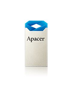 Apacer AH111 Flash Drive Crystal 32GB - компактна алуминиева флаш памет 32GB (син)