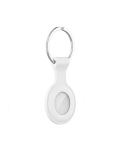 ComT Icon Keyring - силиконов ключодържател за Apple AirTag (бял)