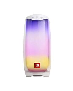 JBL Pulse 4 - безжичен водонепромокаем Bluetooth спийкър с микрофон за мобилни устройства (бял)