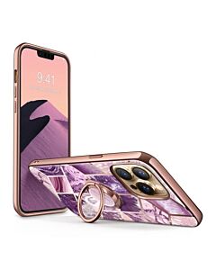 i-Blason Cosmo SupCase Protective Case - удароустойчив хибриден кейс с пръстен против изпускане за iPhone 13 Pro Max (лилав)