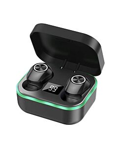 Platinet Stardust TWS Bluetooth Earphones + Charging Station PM1030 - безжични блутут слушалки със станция за зареждане (черен)
