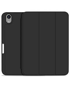 Tech-Protect Folio Case - полиуретанов калъф и поставка за iPad mini 6 (черен) (bulk)