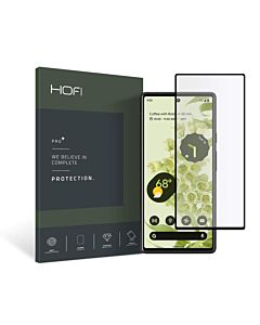Hofi Glass Pro Plus Tempered Glass - калено стъклено защитно покритие за дисплея на Google Pixel 6 (черен-прозрачен)
