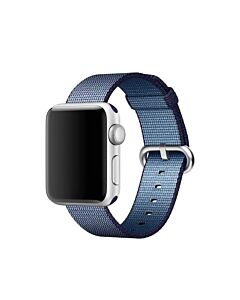 Apple Watch Woven Nylon Band Midnight Blue - оригинална текстилна каишка за Apple Watch 42мм, 44мм, 45мм, Ultra 49мм (син)