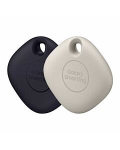 Samsung Galaxy SmartTag 2 Pack EI-T5300MBEGEU - комплект 2 броя безжични Bluetooth тракери за локализиране на различни обекти (черен-бежов)