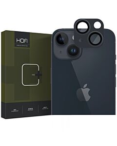 Hofi FullCam Pro Plus Lens Protector - предпазна метална плочка за камерата на iPhone 15, iPhone 15 Plus (черен)