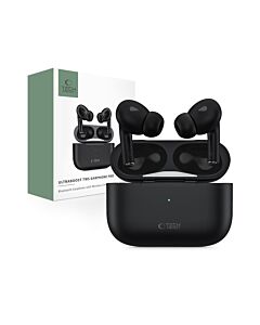 Tech-Protect Ultraboost Pro TWS Bluetooth Earphones - безжични блутут слушалки с MagSafe кейс за безжично зареждане (черен)