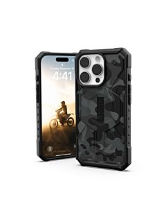 Urban Armor Gear Pathfinder SE MagSafe Case - удароустойчив хибриден кейс с MagSafe за iPhone 16 Pro Max (черен)