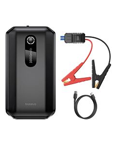 Baseus Super Energy Max Car Jump Starter 10000 mAh (C00245501113-00) - външна батерия 20000 mAh с фенер и JumpStarter за автомобил (черен)