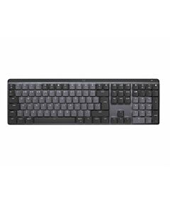 Logitech MX Mechanical Wireless Illuminated Keyboard Tactical Quiet US International - безжична механична клавиатура с подсветка (за PC и Mac) (тъмносив)