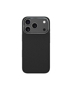 Удароустойчив кевларен кейс с MagSafe за iPhone 17 Pro - Benks Magnetic Armor Pro Kevlar Case Metal Frame Camera Control Case 600D (черен)