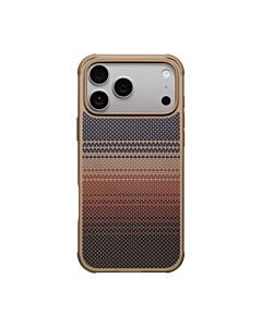 Хибриден удароустойчив кейс с кевлар за iPhone 17 Pro - Pitaka Aramid ProGuard Case (шарен)