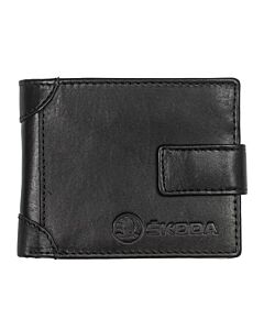 Мъжки черен портфейл Auto Set с лого на Skoda AS4005BL