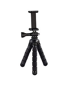Мини статив HAMA Flex, за смартфони, 14 см, Черен