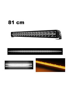 81 cm / 32 Инча 12V - 24V Led Bar Лед Бар Пиано дизайн Диоден Прожектор Супер Мощен Бяла и Оранжева Светлина Габарит Мъгла Блиц Високо Качество Ново П H
