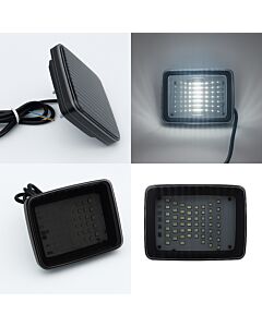 LED бяла задна светлина – габарит с 70 LED диода, 12–24V, опушен  ST227W