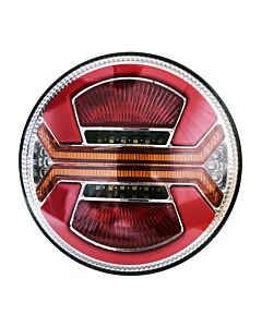LED Стоп тип Хамбургер с 5 функции за ремарке / камион - Neon Габарит, Стоп, Мигач, Заден ход и Мъгла, 12V-24V ST0703