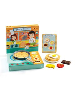 Djeco дървена играчка направи палачинки DJ06530