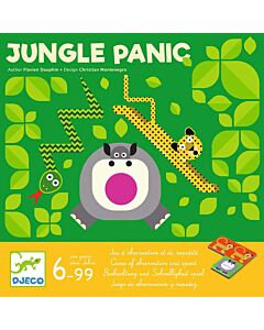 Djeco игра за наблюдение и скорост паника в джунглата DJ08577