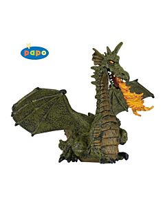 Papo фигурка крилат дракон с пламък 39025