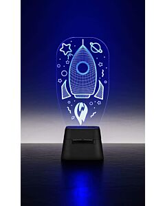Cellular line Bluetooth колонка Led Lights, Ракета 9805